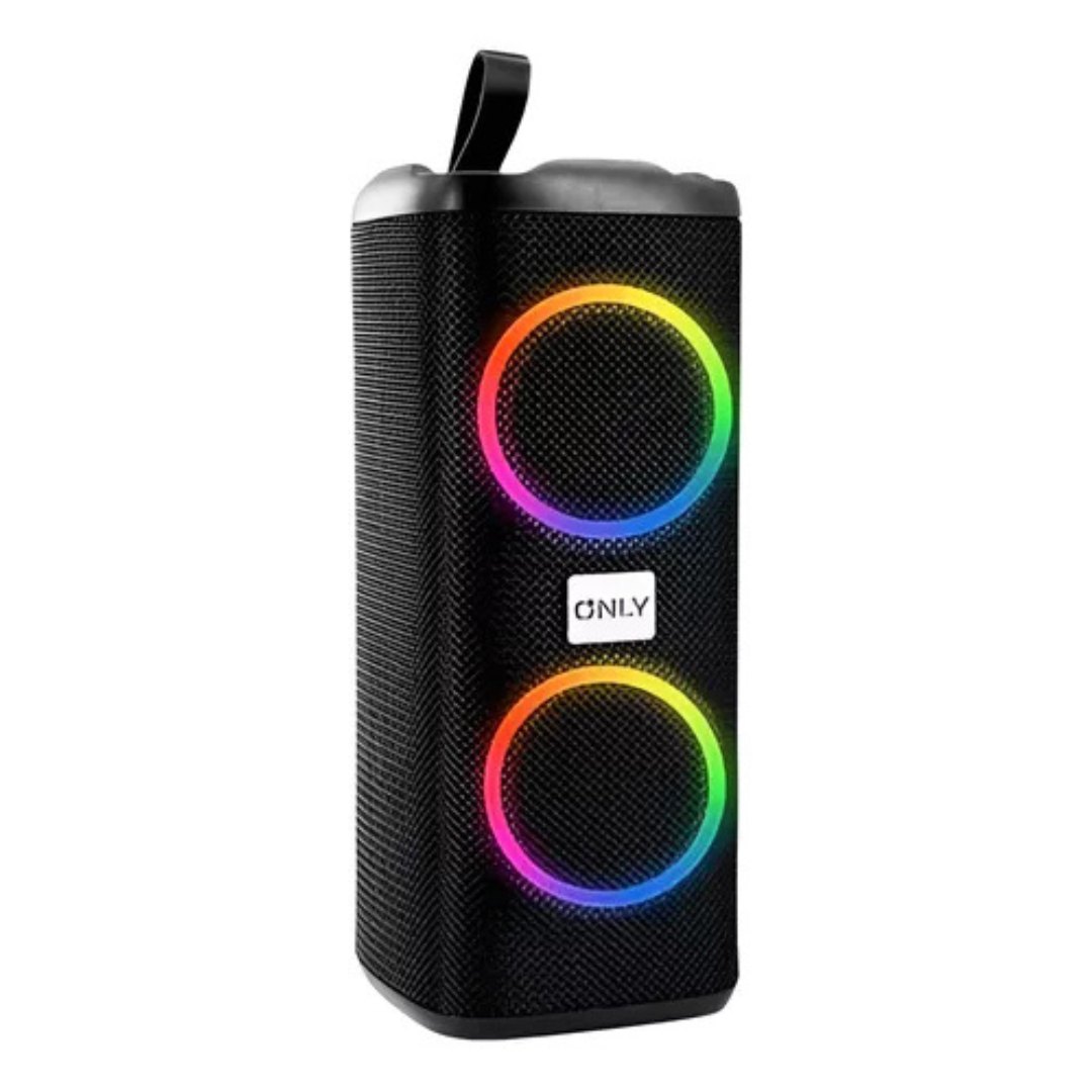 Parlante Only Vortex 3x2 Bluetooth Portátil con Luces Led
