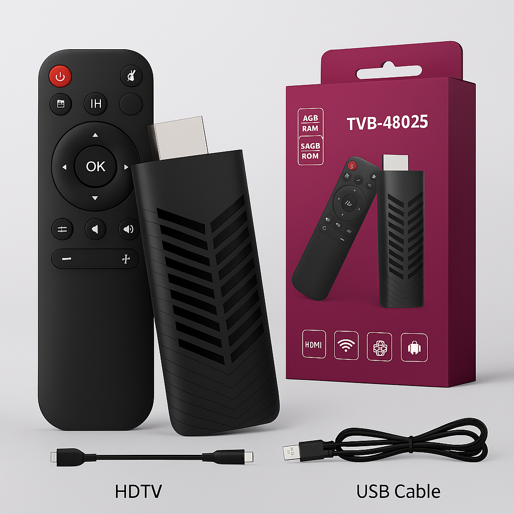 Tv Stick 4Gb Ram/ 16Gb 4k Tv Box Conversor Smart TV
